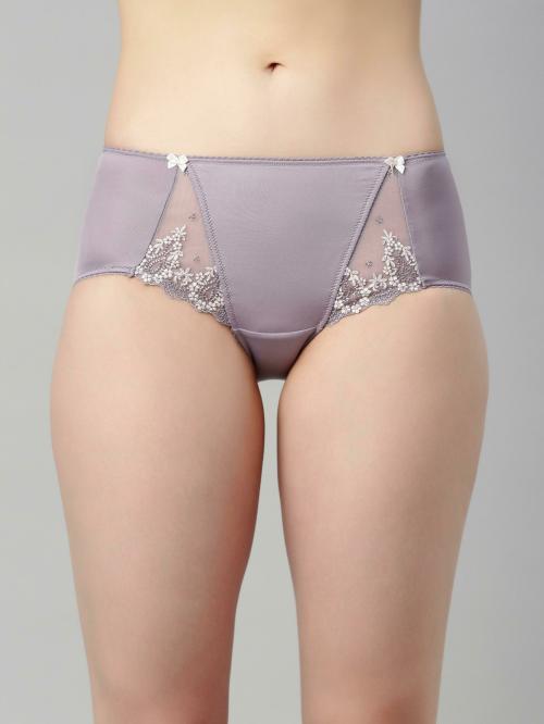 Enamor Womens P087-High Waist Co-Ordinate Panty