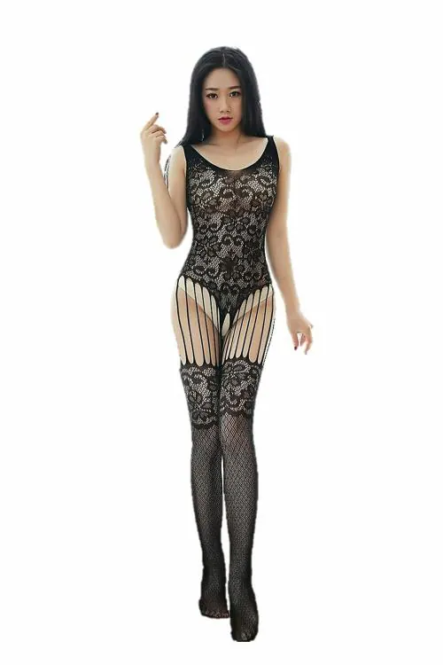 ogimi - ohh Give me Women Mesh bodystocking Lingerie Fishnet Dresses