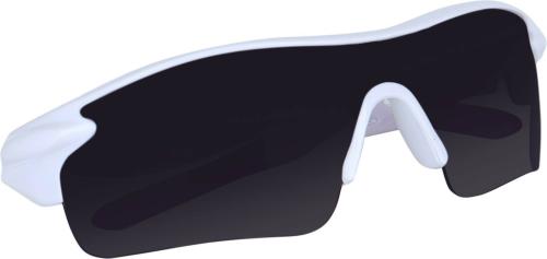 Singco India White Polycarbonate Uv Protection Wrap-Around Sunglasses For Men And Women