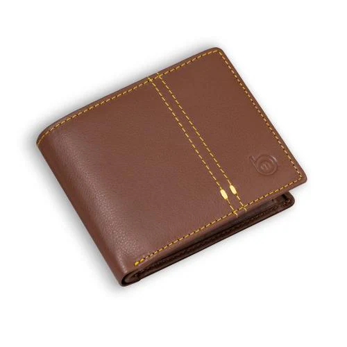 BAGMAN Genuine Leather Bi-fold Wallet for Men | RFID Protected Wallet for Men