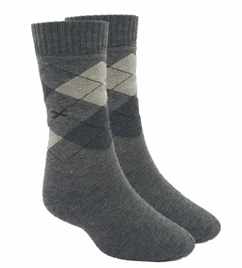 B & B BUTTONS & BOWS Wool Blend Lycra Unisex Formal Socks,Terry Wool Full Length Socks,Crew Length Socks,Calf Length Socks, Towel Socks, Cushioned Socks, Thermal Socks, Premium Elastic Comfort fit, Super Soft Premium Fabric, Free Size-01 Pair