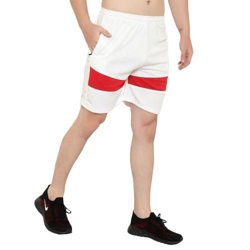 Oora Men White Sports Shorts