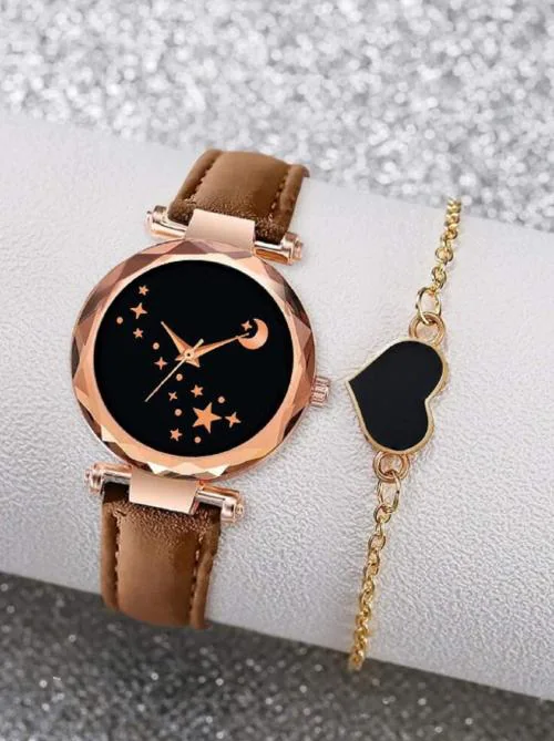 ILOZ New Collection Stylish Brown Latest Fashion wrist watch women Analog Watch - For Women