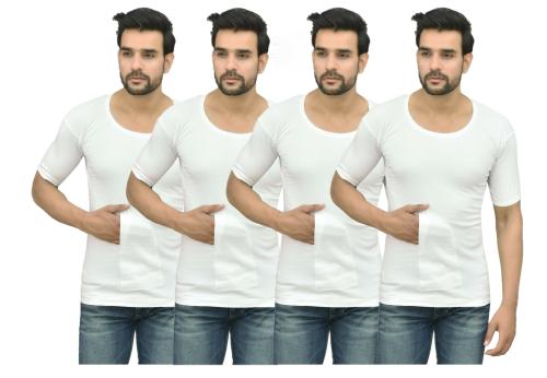 UNDERLOOP Mona Men's Pocket Vest Pack of 4