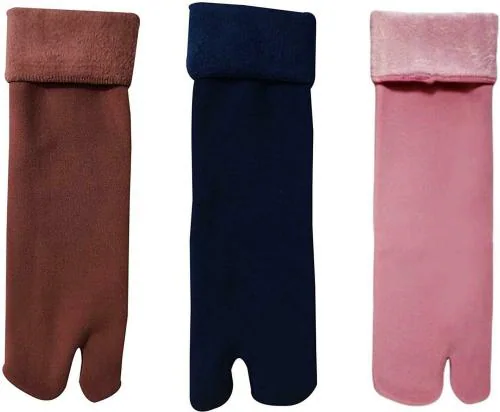 5 Paar Damen Wollsocken Mid-Calf - Warme Strickstrümpfe Für Winter & Herbst