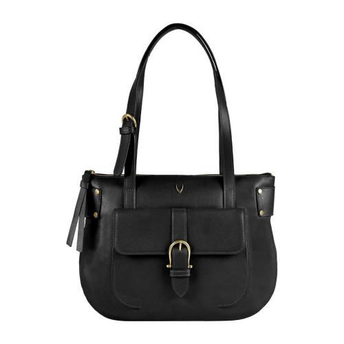 Buy Hidesign Women Black Genuine Leather Shoulder Bag Online at Best