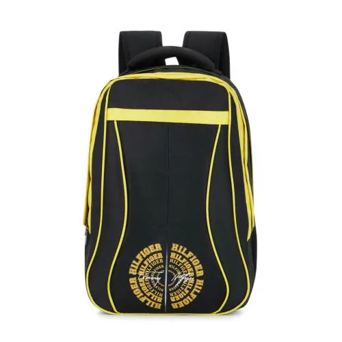 Tommy Hilfiger Biker Collection Unisex Polyester High School Bag Backpack - Black