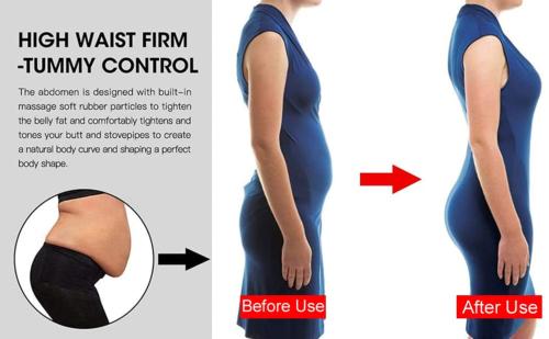 Orename Women Slim Lift High Waist Body Shaper(Size-XXL)(Beige & Black)