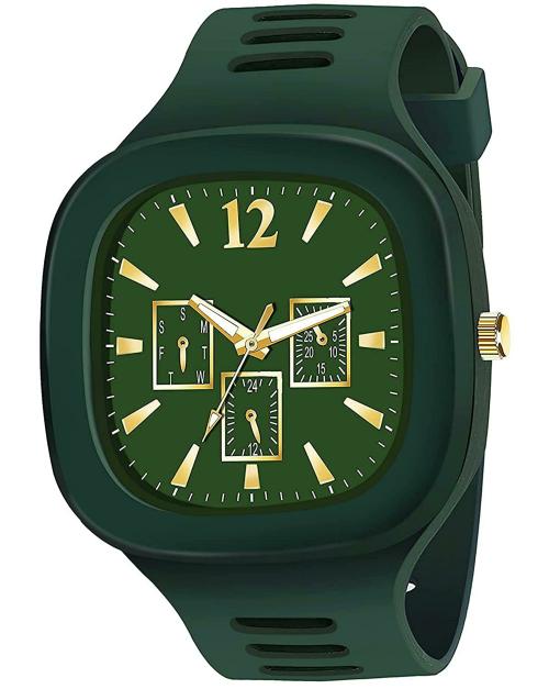 Emartos Addi Stylish Designer Green Dial Analog Watch For Men (ADDIE-587)