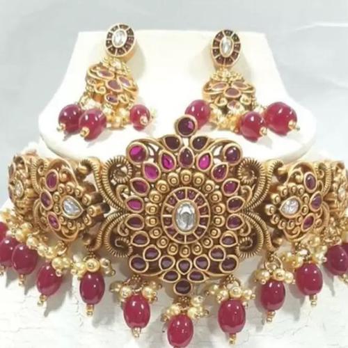 Buy Alyesha Fine Costume jewellery Gold Plated Traditional Look