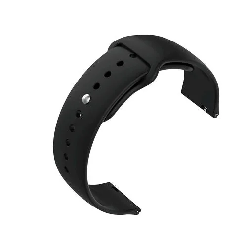 NOTYEX Black silicone Strap Band Compatible With For Noise Colorfit Pulse Grand (Pack of1)