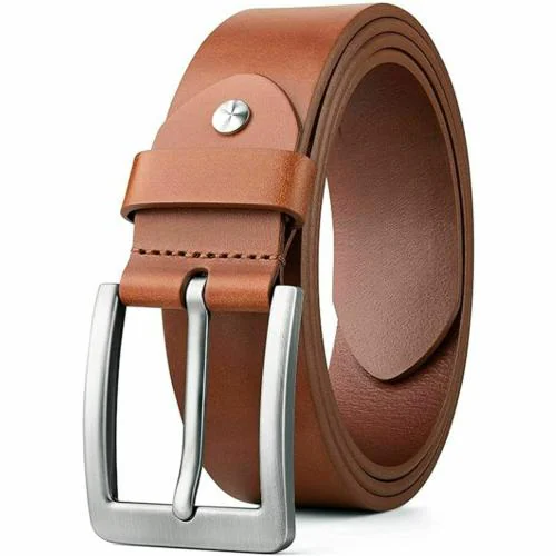 LUXURY LEATHER BEST QUIALITY LEATHER BELTS FOR MEN | COLOR -BRONZE | SIZE-36