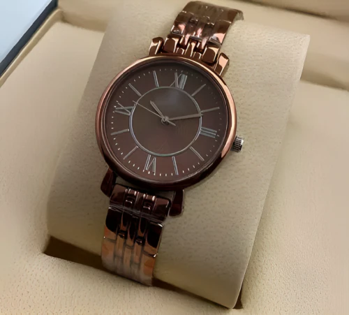 ILOZ Stylish New Trendy brown Professional premium Quality steel chain belt Best watch Latest Fashion Designer Analog Quartz Watch for girls Analog Watch - For women