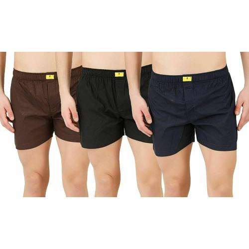 e1k Men Cotton Boxer Pack of 3_L_Multicolor