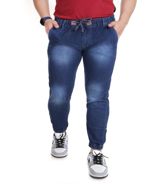 Rend Men Jogger Fit Mid Rise Dark Blue jeans(Dark Blue)