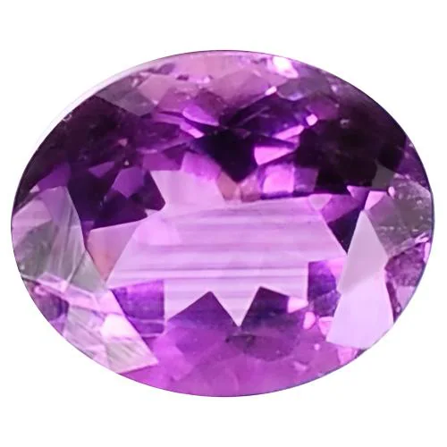 Arsuvi 100% Original Amethyst Stone 12.25 Ratti Lab-Certified AAAA+ Genuine Earth Mind Natural Jamunia Katela/Kathela Rashi Ratna Loose Gemstone for Men & Women (12.25 Ratti / 11.14 Carat)