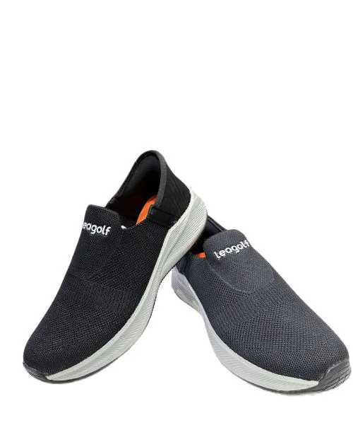 PUSHAN Men Sports Shoes Fashionable New Pattern Simple and Slip On Flat Bottomed Comfortable All Sneaker Shoes for Men Casual - Black