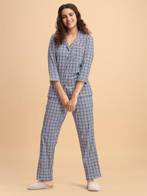 The Classic Cotton Single Jersey Co-ord Nightsuit Set