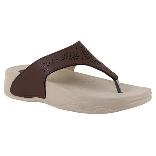 womens brown flip flop