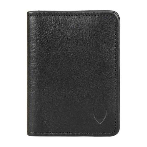 Hidesign Men Black Leather Wallet