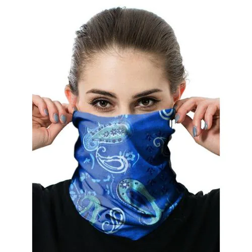 VOICI Multifunctional Bandana Mask Unisex Blue color Free Size