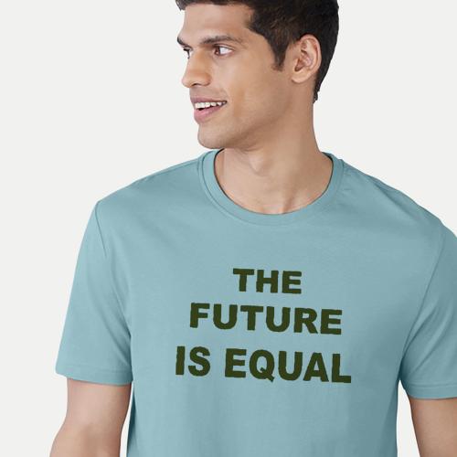 Rad Prix Men Light Blue Printed 