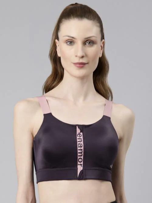 Buy Enamor SB29 Front Open Bounce Control HighImpact Sports Bra for