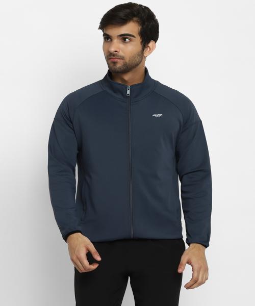 FURO By Red Chief Steel Gray Full Sleeves Plain Sports Poly Lycra Casual Sweat Shirt for Men