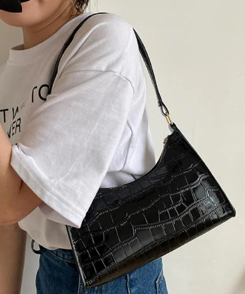 Fargo Black Artificial Leather For Handbags & Clutches (FGO-466)B