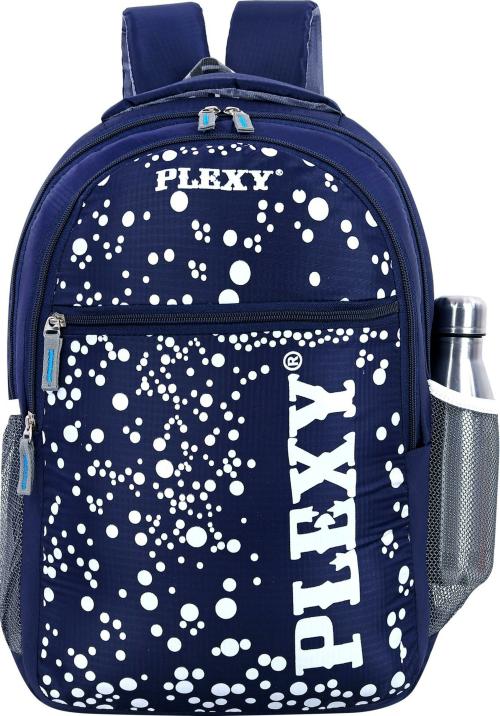 PLEXY Blue Polyester Laptop Bag for Men & Women 33L