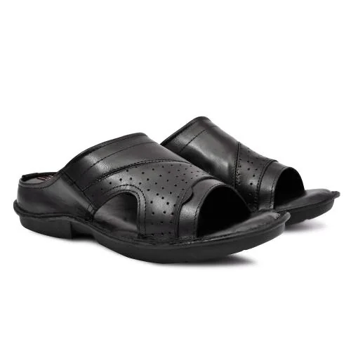 OBUCA -MAKE YOUR OWN CLASS_Genuine Leather Sandal / Slipper For Men_UK 10_Black