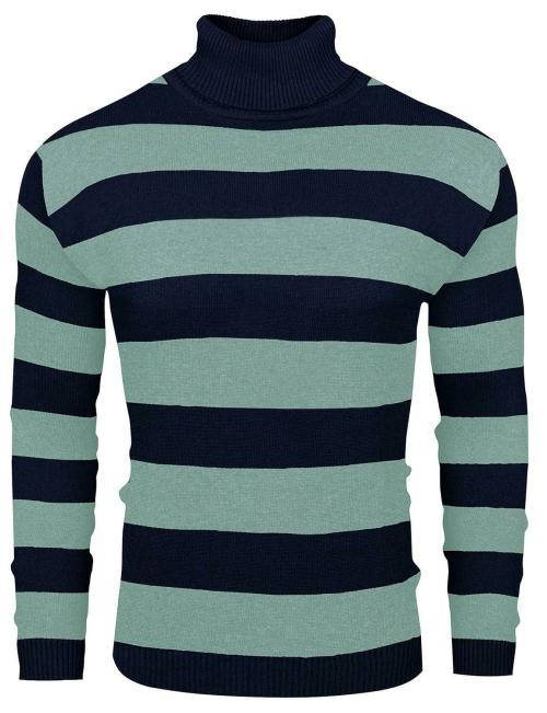 DENIMHOLIC Men's Turtle Neck t-Shirt for Men, high Neck t Shirts for Men