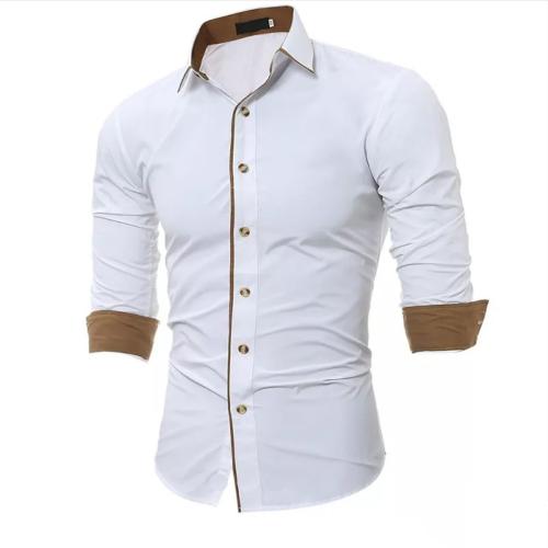 N T FASHION Men Solid Casual White Shirt