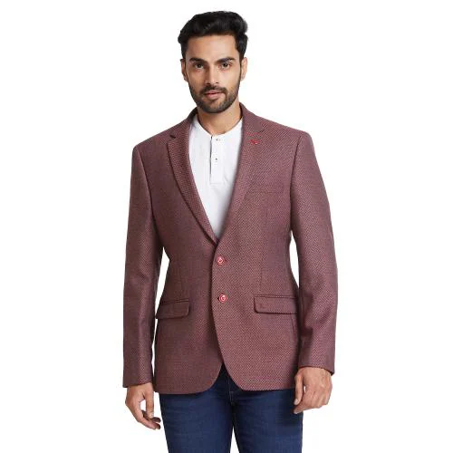 Raymond Self Design Slim Fit Blazer