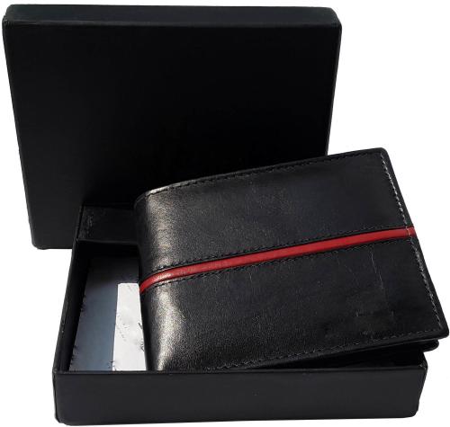 Aashika Men Black Rfid Wallet
