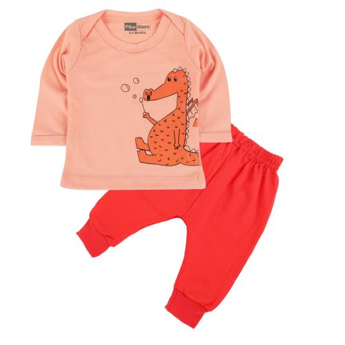 Piku Store Full Sleeves T-shirt & Lower Set For Baby Boy and Baby Girl