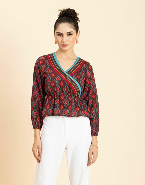 SALSATION TOPS ROUND NECK Size S