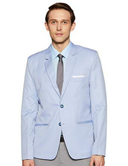 Luxrio Men Light Blue Blazer