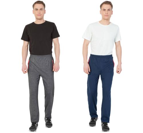 Fflirtygo Men's Combo Regular Fit Cotton Track Pants