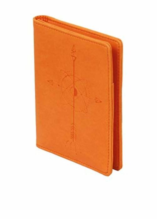 Sukeshcraft Orange Polypropylene RFID Safe Passport Holder Cover Case Travel Document Organiser