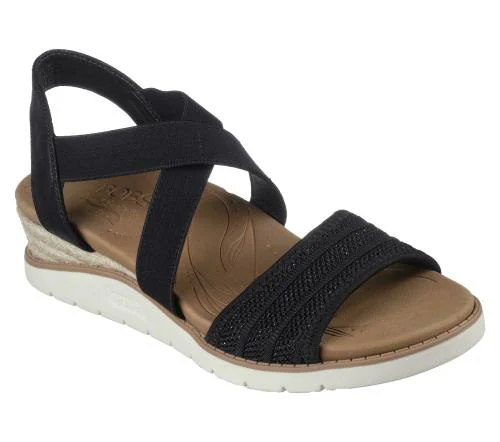 Skechers ARCHFIT BEACH KISS-BOHOBEYOND Black Sandals for Women