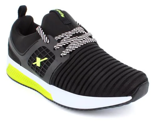 Sparx Men SM-610 Black Neon Green Sports Shoes