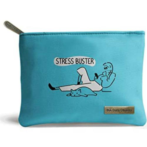 DailyObjects Womens Stress Buster Stash Pouch (Stre-Bust-Dob-Clutch-Sml)