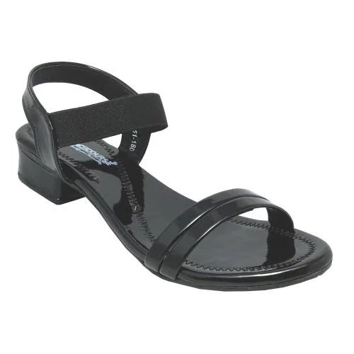 Racecourse Black Sandal for Women