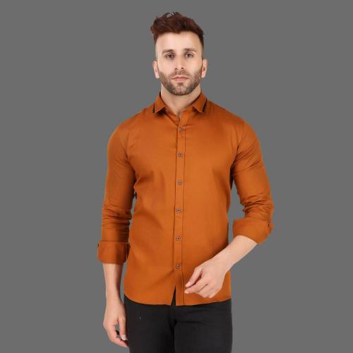 Buy Adwyn Peter Men Blue Solid 100 Cotton Single Shirt Online at Best