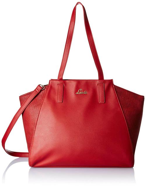 LAVIE WUHAN LG N SATCHEL Red Handbags