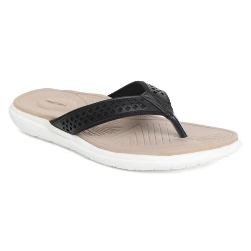 Footsoul Women's Tyra Slippers (Black) (FSL-588-9)