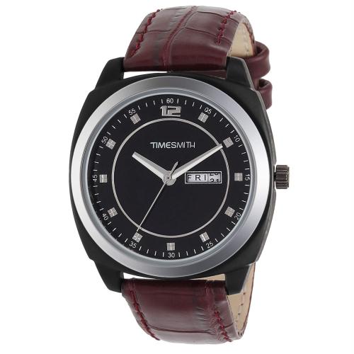 Timesmith Analog Black Watch For Men (Tsc-001)