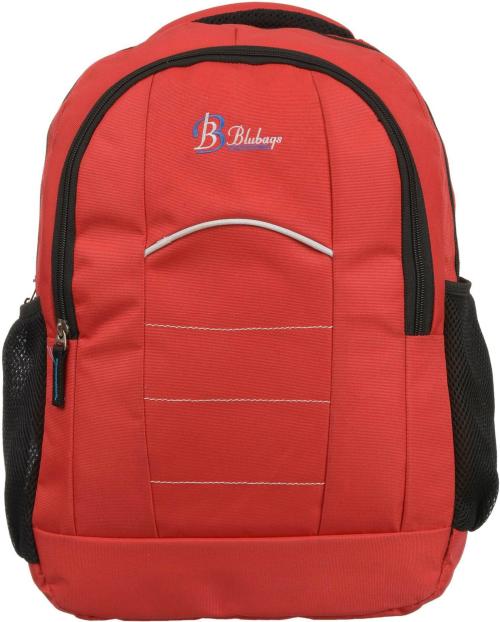Blubags Red Polyester School Backpack, 36 L