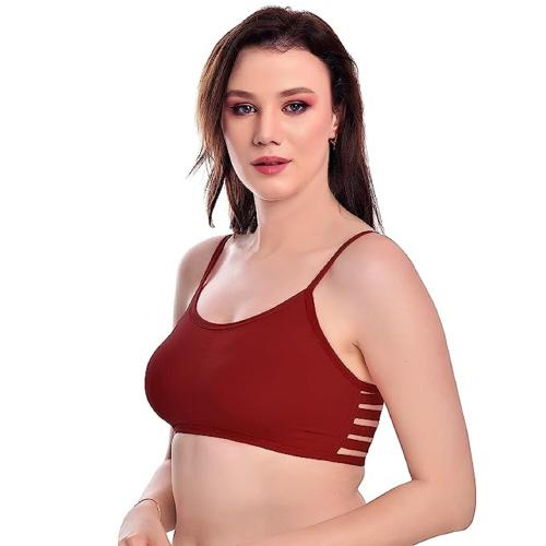 Buy MIXCART Women Full Coverage Lightly Padded Bra, Six Straps Padded